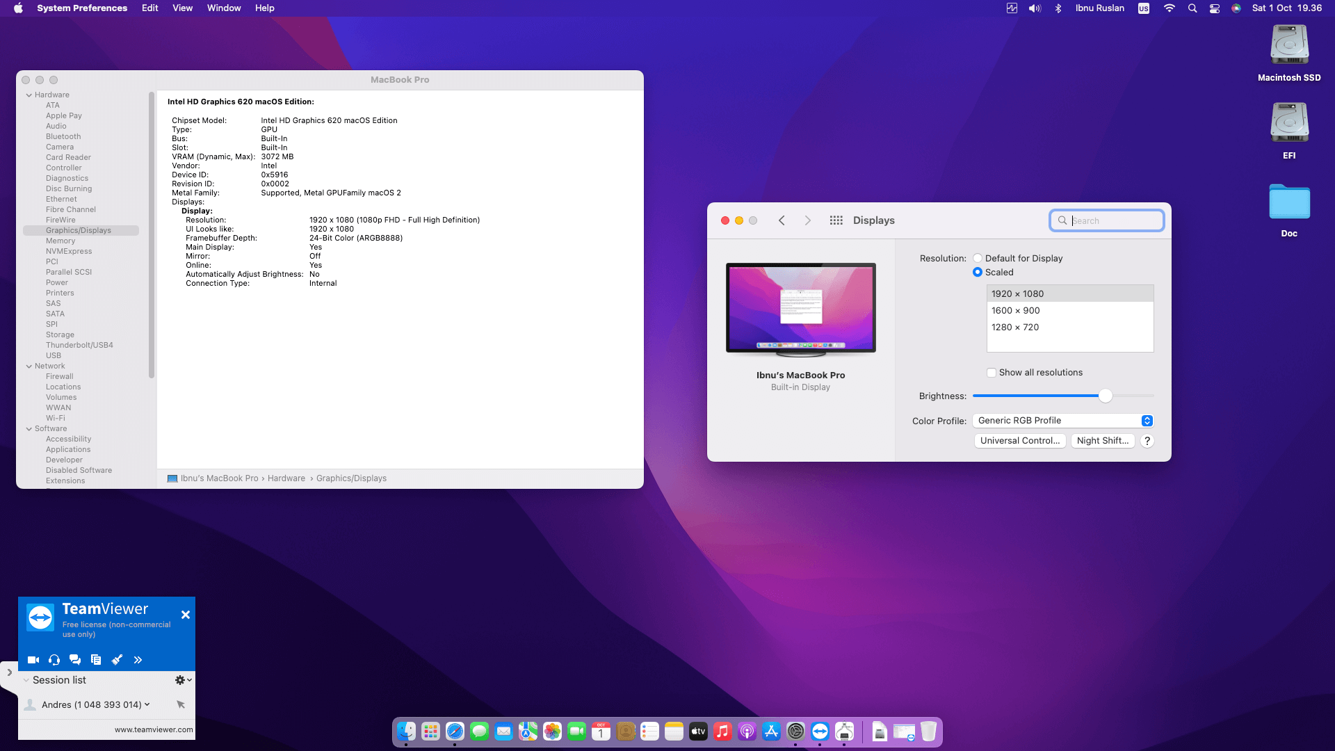 Dell Latitude 7280 [KabyLake   Intel HD 620 + I2C]   OpenCore 3